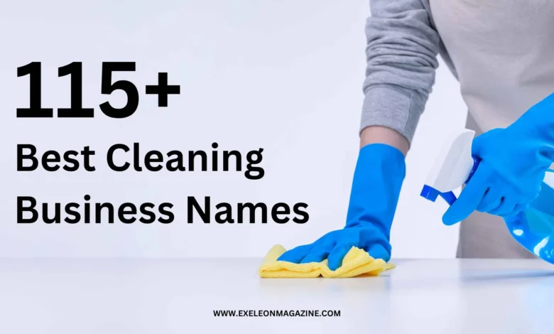 cleaning business names